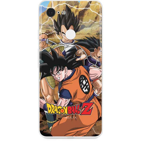 Dragon Ball Z Goku Versus Saiyans Google Pixel 3 Skin